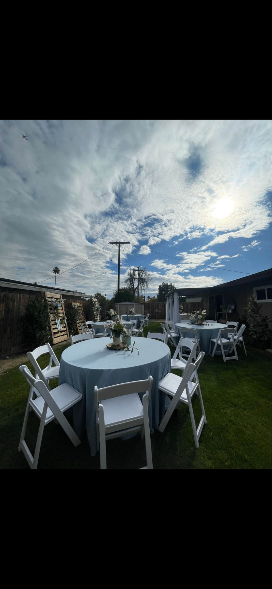 Real client event by Psalms Event Rentals